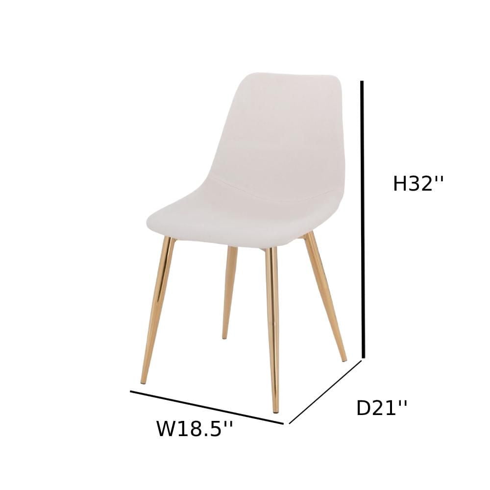 Domina Leather Dining Chair Accent chair Set of 2-Modern Classy Comfy chair