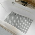 Semfri Bath Tub Shower Mat 30 x 17 inch Extra Soft TPE Kids Bath Mat