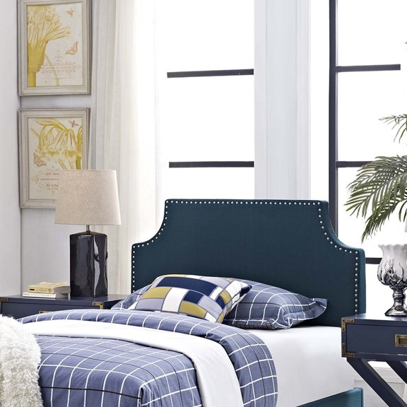Laura Twin Upholstered Fabric Headboard