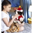 thumbnail image 6 of DolliBu Santa Bernese Dog Stuffed Animal Plush Toy - Super Soft Dog Plush Dress Up with Red Santa Claus Outfit, Cute Pet Holiday Christmas Gift - 7 Inches, 6 of 6