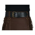 thumbnail image 5 of Damn Near Kilt 'Em Classic Wide Leather Kilt Belt, Black, X-Large, 5 of 6