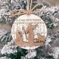 thumbnail image 2 of Colgante de escena de la natividad, colgante hueco de madera, decoración, hermoso y delicado adorno de nacimiento de Jesús para árbol de Navidad, decoración del hogar, 2 of 6