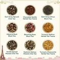 thumbnail image 3 of VAHDAM, Weekend in Paris Tea Gift Set - 9 Assorted Teas | Travel Edition Gift Box | Natural Ingredients Luxury Tea Set | Gluten Free, Non-GMO, 3 of 9