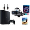 PlayStation VR Launch Bundle 3 Items:VR Launch Bundle,PlayStation 4 Pro 1TB,VR Game Disc Eagle Flight VR