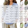 thumbnail image 3 of Linen Shirts for Women Long Sleeve V Neck Pullover Tops Button Down T Shirt Casual Fall Blouses, 3 of 3