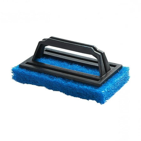 

Hand-Held Sponge Cleaning Brush for Swimming Pool Jacuzzi Summer 1PC Scrub Brush for Cleaning The Bottom and Walls of The Swimming Pool Blue