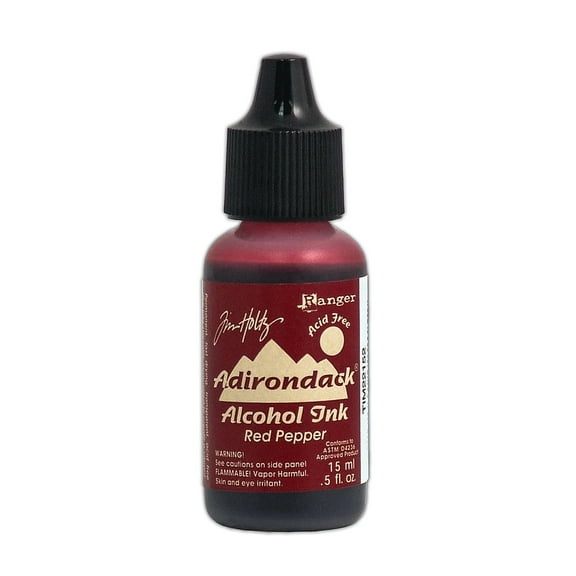 Tim Holtz Alcohol Inks Red Pepper, 0.5 oz., Bottle (Pack of 6)