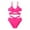 Hot Pink, variant on Child Girls Swimsuits 2 Piece Summer Bikini Swimwear Floral Printing Girls Bathing Suits Size Little Girls