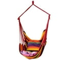 thumbnail image 2 of Mouliraty Outdoor Chair Canvas Hanging Chair Without Pillow And Cushion Indoor Outdoor Garden Furniture Hammocks, 2 of 7