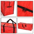 thumbnail image 6 of Christmas Tree Storage Bag, Waterproof and Dustproof, Fits Up to 9 Foot Artificial Xmas Holiday Tree with Reinforced Handles & Dual Zipper(Red), 6 of 8