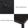 thumbnail image 2 of Zinus Jennifer Modern Minimalist Office Desk, 55 inch Multipurpose Computer Workstation or Dining Table for Small Spaces, Black, 2 of 9