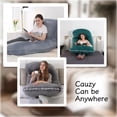 thumbnail image 2 of Full body pillow with detachable washable cover - sleep support for legs, back, neck, shoulders, and abdomen, 2 of 5