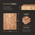 thumbnail image 2 of John Boos BB Reversible Wood Chopping Board, 30" x 24" x 6", Maple , 2 of 12
