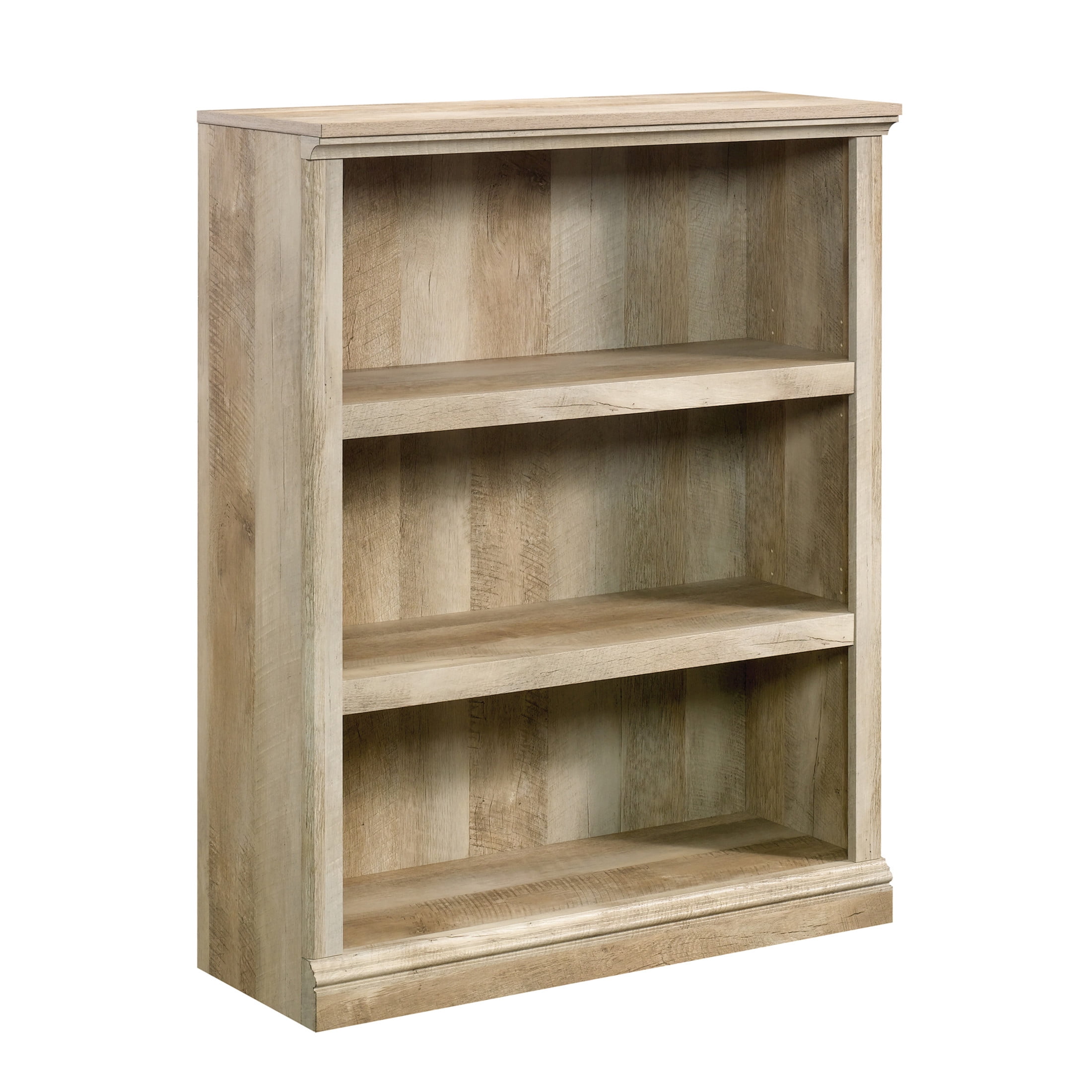 Sauder Select 3-Shelf Bookcase, Lintel Oak Finish