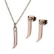 thumbnail image 1 of Set de Joyería para Mujer Iniciales LuckyLy, Collar y Aretes Oro Rosa 18k, Modelo Yara rosa UNITALLA, 1 of 7