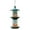 Green, variant on Bird Feeders Outdoor Metal Hanging Double Tier Bird Feeder