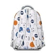 thumbnail image 2 of Basketball Students Backpack Baseball Football Soccer Ball Game Sports School Bag with Training Design, Durable and Adjustable Strap, 2 of 5