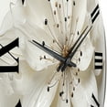thumbnail image 3 of Designart "blossom Beauty In Simplicity Beauty I" Minimalism Oversized Wall Clock, 3 of 6