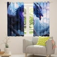 thumbnail image 5 of Erosebridal Dragon Curtains & Drapes,Mysterious Gothic Dragon Curtains Blackout Trippy Bedroom Decor,Jungle Animal Curtains Mountain Window Curtain 2 Panels 42"Wx84"L, 5 of 6
