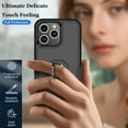 thumbnail image 5 of Njjex for iPhone 15 Phone Case with Rotatable Ring Holder [Bulit-in Kickstand],360°Full Body Shockproof Heavy Duty Protection Case with Screen Protector for iPhone 15 6.1 Inch, Black, 5 of 7