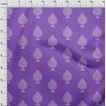 thumbnail image 4 of oneOone Viscose Chiffon Purple Fabric Block Quilting Supplies Print Sewing Fabric By The Yard 42 Inch Wide-3Y, 4 of 6
