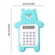 thumbnail image 2 of Xihbxyly En Venta Calculadora de Oso Linda, Calculadora Básica con Botón a Batería, Calculadora de Mano Que Las Escuelas y Los Niños Pueden Elegir, Amarilla, Azul, Cian y Marrón., 2 of 2