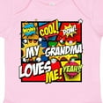 thumbnail image 4 of Inktastic My Grandma Loves Me Superhero Boys or Girls Baby Bodysuit, 4 of 5