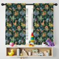 thumbnail image 5 of Blackout Kids Curtains,DarkGreen Cartoon Dinosaurs Jungle Pattern Childrens Insulated Curtains Set Of 2,Bedroom Essentials,Toddler Room Decor 42"x54", 5 of 5