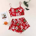 thumbnail image 2 of Women's Christmas Sleeveless Vest & Shorts Set 2 Piece Sleepwear, 2 of 2