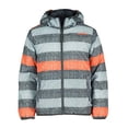 thumbnail image 1 of Veste Réversible Isolée Légère et Chaude pour Enfants, Chambray Orange Chasseur, Moyen, 1 of 3