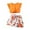 Orange, variant on Gubotare Girls Outfits Kids Toddler Baby Girl Tops T-shirt Shorts Pants Outfits Clothes Summer 7T 8T (Orange,7-8 Years)