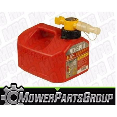 (1) No-Spill 1415 Gas Can 1.25 gallon - 6 liters - EPA Approved