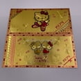 thumbnail image 3 of Envío Gratis dibujos de Japón lindo hello-kitty billete plástico chapado en oro tarjeta de colección, 3 of 3