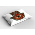 thumbnail image 2 of Ambesonne Evil Eye Pillow Sham, Vintage Boho Colorful, 26" X 20", Multicolor, 2 of 2
