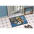 thumbnail image 2 of Carolines Treasures JMK1020JMAT Pelican Dressed as a Reindeer Door Mat Indoor Rug or Outdoor Welcome Mat 24x36 Doormat, 2 of 4