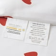 thumbnail image 4 of Nayoroom 2 Pieces Red Heart Print Duvet Cover Set All-Season Microfiber Twin Bedding Set with Zipper Closure Machine Washable, 4 of 4