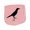 AD-Pink, variant on Inktastic Country Crow Caw. Silhouette Baby Burp Cloth
