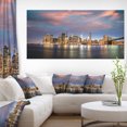 thumbnail image 1 of Manhattan at Nighttime - Cityscape Photography Canvas Print, 1 of 3