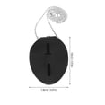 thumbnail image 2 of NUOLUX Credencial De PU Negro Con Clip Fijo Para Documentos Y Accesos Laborales, 2 of 8