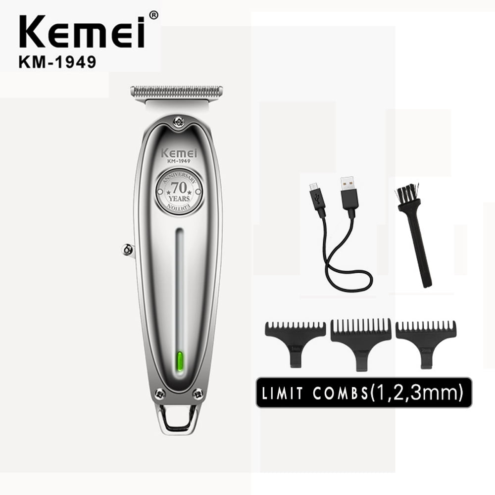 kemei professional hair clippers hair trimmer for men cordless clippers for stylists and barbers