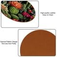 thumbnail image 5 of Cactus 6PCS Round Car Coasters, Microfiber Leather Drink Cup Holders, 11x11 cm/4.3x4.3 in - Set of 6 Absorbent Car Coasters for Car, SUV, Truck, Easy to Clean Auto Accessories, 5 of 6