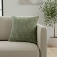 thumbnail image 2 of Renue Sutter 19" Square Chenille Throw Pillow - Fennel Green in Set of 2, 2 of 5