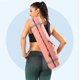 thumbnail image 3 of Bolsa de yoga, bolsa para esterilla de yoga, bolsa de mano resistente con correa ajustable para el hombro, color rosa, 3 of 4