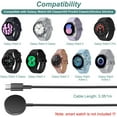 thumbnail image 2 of Tianle Charger Compatible with Samsung Galaxy Watch 6/6 Classic/5/5 Pro, Charging Cable for Galaxy Watch 4/3/Active 2/Active with Alumium Case (USB-C), 2 of 7