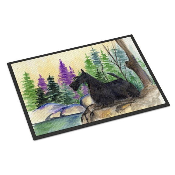 Carolines Treasures SS8101JMAT Scottish Terrier Indoor Or Outdoor Doormat - 24 x 36 in.