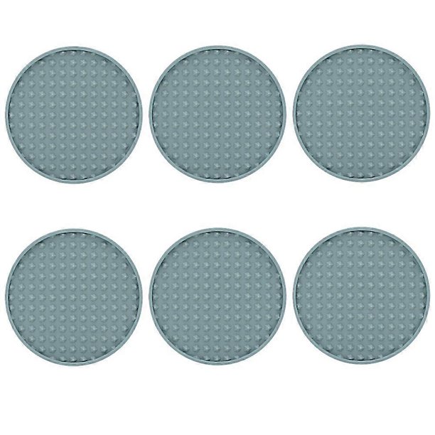 Drink Coasters Set - Tabletop Protection for Any Table Type, Wood, Granite, Glass, Soapstone, Sandstone-Blue