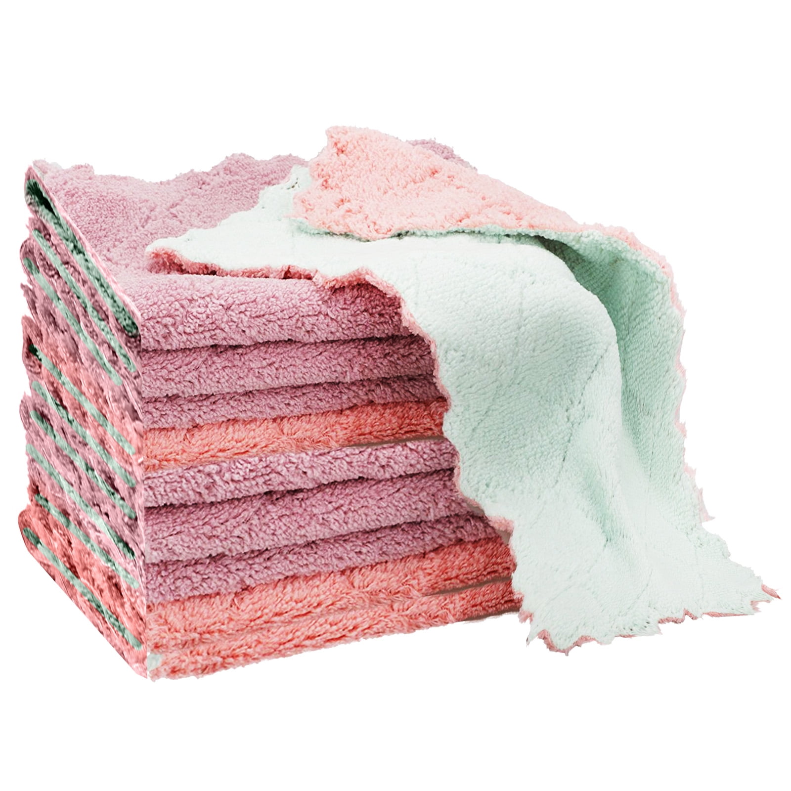 10Pcs EEEkit Kitchen Towels, 6 x 10 inch, Soft, Super Absorbent and