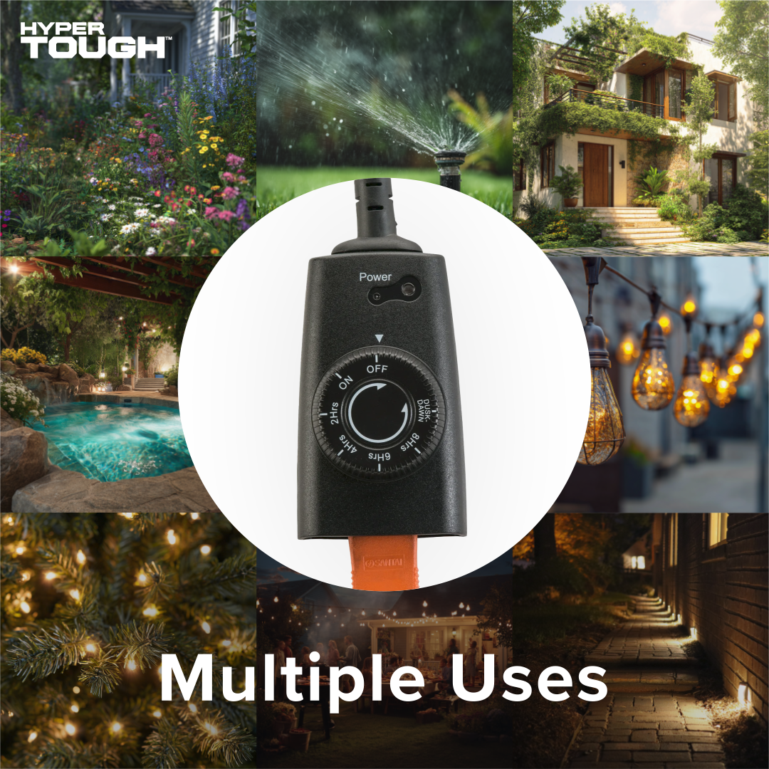 Hyper Tough Dusk to Dawn Outdoor Timer, Photocell, 1 Outlet photo 6