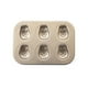 thumbnail image 3 of Yuarrent Molde de pastel de 6 cavidades, moldes de gelatina de acero al carbono para cupcakes, galletas, molde de decoración, panadería doméstica, Herramientas y accesorios para hornear Yuarrent HA061128-00B, 3 of 6