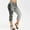 Black, variant on ZKCCNUK Summer Plus Size Capris for Women Imitation Denim Printed Leggings Capris High Waisted Elastic Pencil Capris Trousers for Women